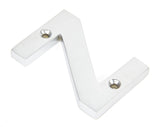 From The Anvil - Satin Chrome Letter Z | Sku. 83804Z | Trade Door Handles.