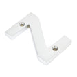 From The Anvil - Satin Chrome Letter Z | Sku. 83804Z | Trade Door Handles.