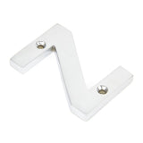 From The Anvil - Satin Chrome Letter Z | Sku. 83804Z | Trade Door Handles.