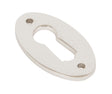 From The Anvil - Polished Nickel Oval Escutcheon | Sku. 83810 | Trade Door Handles.