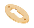 From The Anvil - Polished Brass Oval Escutcheon | Sku. 83812 | Trade Door Handles.