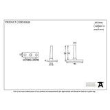 From The Anvil - Polished Brass EJMA Pin | Sku. 83820 | Trade Door Handles.
