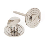 From The Anvil - Polished Nickel Round Bathroom Thumbturn | Sku. 83824 | Trade Door Handles.