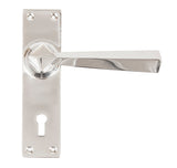 From The Anvil - Polished Chrome Straight Lever Lock Set | Sku. 83830 | Trade Door Handles.