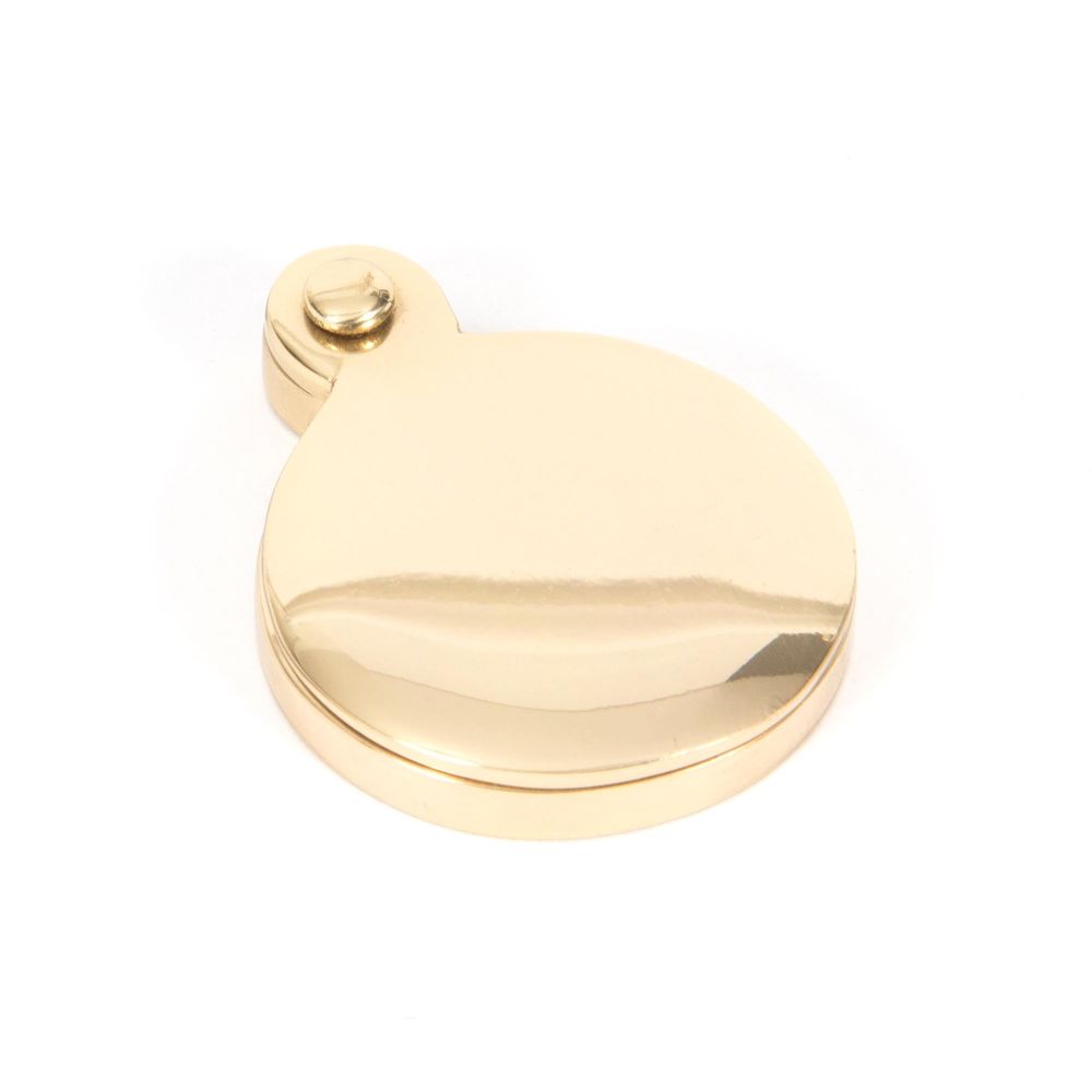 From The Anvil - Polished Brass 30mm Round Escutcheon | Sku. 83831 | Trade Door Handles.