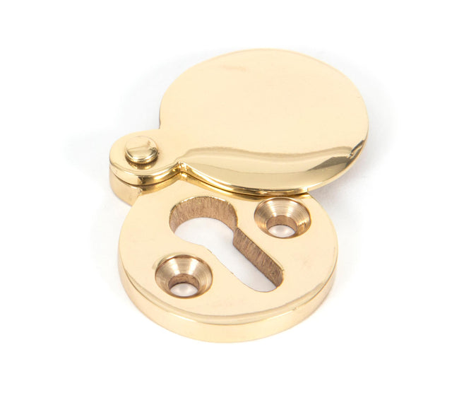 From The Anvil - Polished Brass 30mm Round Escutcheon | Sku. 83831 | Trade Door Handles.
