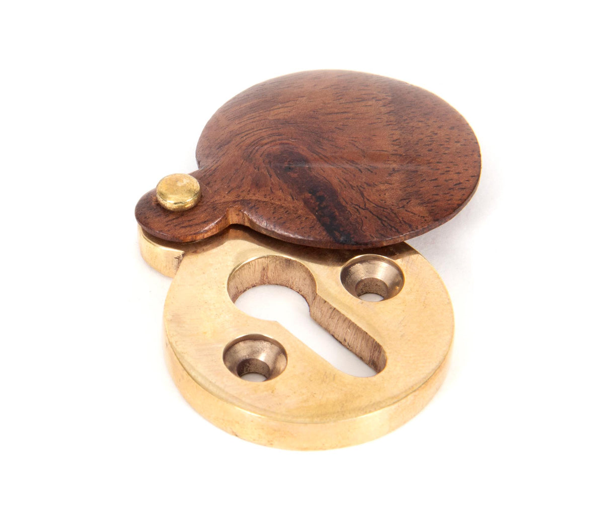 From The Anvil - Rosewood 30mm Round Escutcheon | Sku. 83832 | Trade Door Handles.