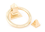 From The Anvil - Polished Brass Ring Door Knocker | Sku. 83836 | Trade Door Handles.