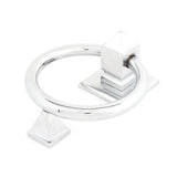 From The Anvil - Polished Chrome Ring Door Knocker | Sku. 83837 | Trade Door Handles.