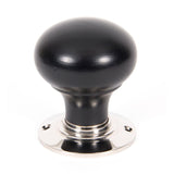 From The Anvil - Ebony and PN Bun Mortice/Rim Knob Set | Sku. 83838 | Trade Door Handles.