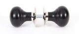 From The Anvil - Ebony and PN Bun Mortice/Rim Knob Set | Sku. 83838 | Trade Door Handles.