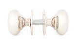From The Anvil - Polished Nickel Mushroom Mortice/Rim Knob Set | Sku. 83839 | Trade Door Handles.