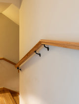 From The Anvil - Black 2" Handrail Bracket | Sku. 83840 | Trade Door Handles.