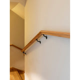 From The Anvil - Black 2" Handrail Bracket | Sku. 83840 | Trade Door Handles.
