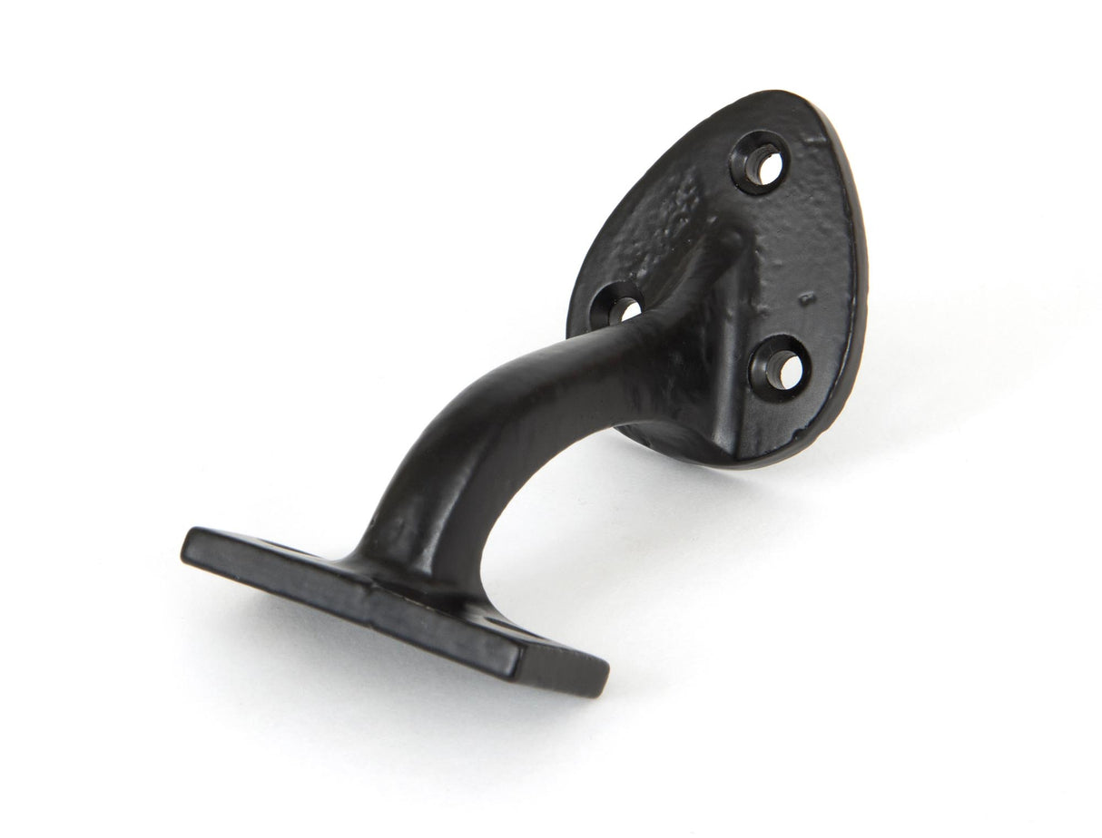From The Anvil - Black 2" Handrail Bracket | Sku. 83840 | Trade Door Handles.