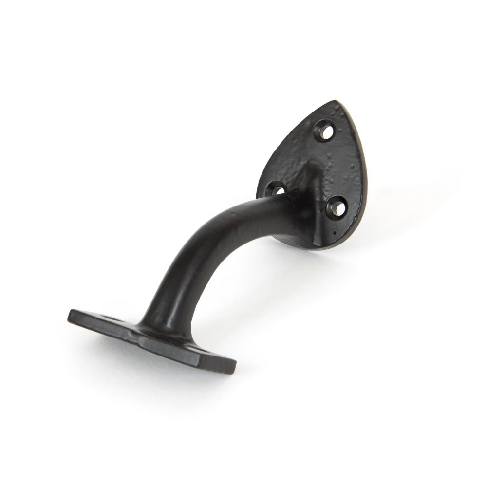 From The Anvil - Black 3" Handrail Bracket | Sku. 83842 | Trade Door Handles.