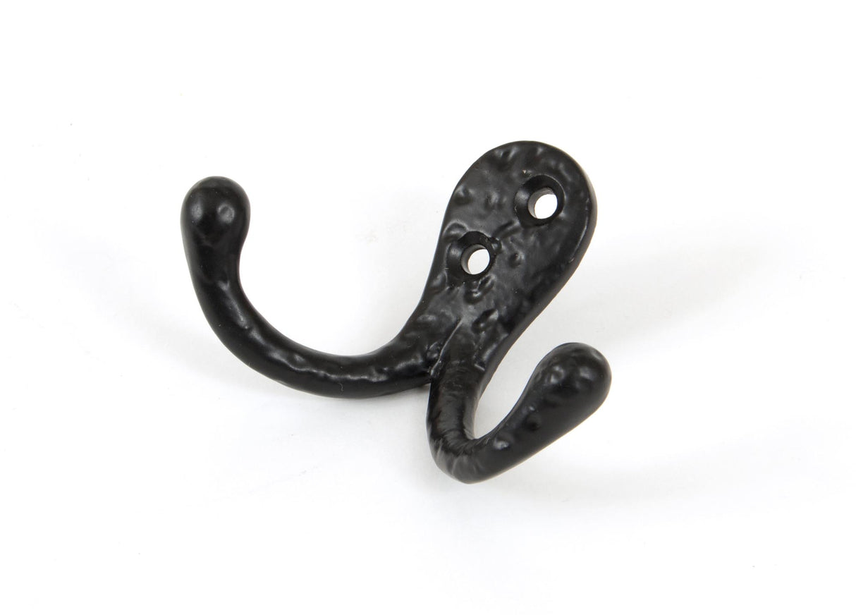 From The Anvil - Black Celtic Double Robe Hooks | Sku. 83843 | Trade Door Handles.