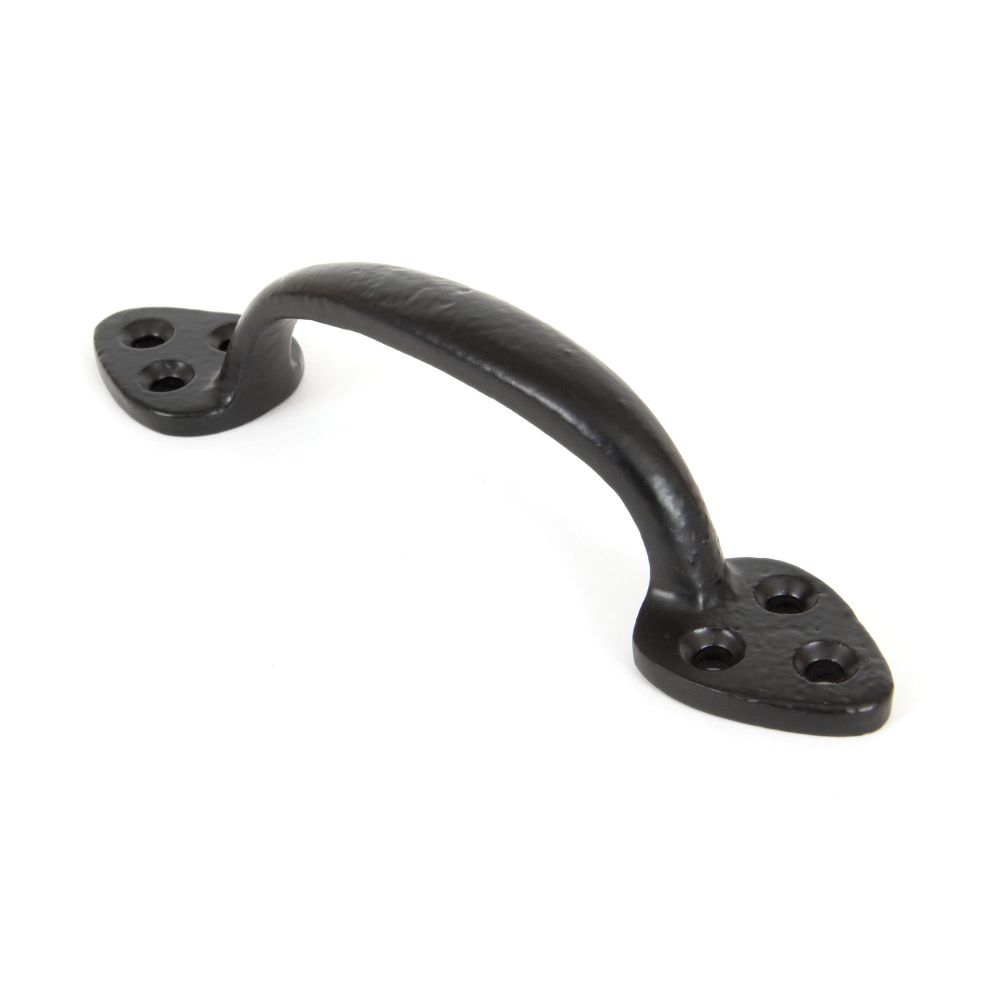 From The Anvil - Black 6" Sash Pull | Sku. 83846 | Trade Door Handles.