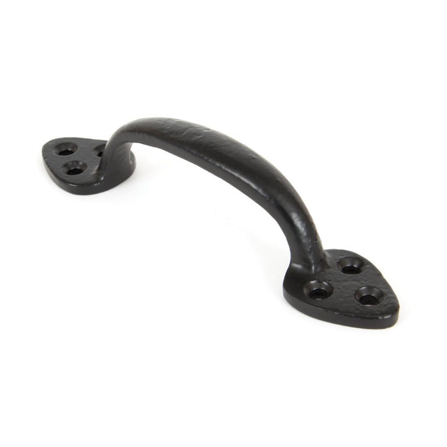 From The Anvil - Black 6" Sash Pull | Sku. 83846 | Trade Door Handles.