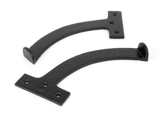 From The Anvil - Black 7" Quadrant Stay (Pair) | Sku. 83847 | Trade Door Handles.