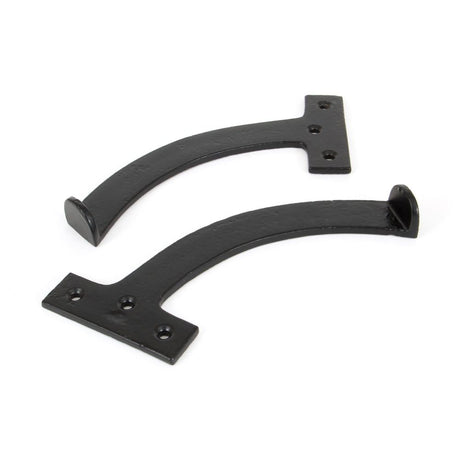 From The Anvil - Black 7" Quadrant Stay (Pair) | Sku. 83847 | Trade Door Handles.