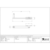 From The Anvil - Black 6" Roller Arm Stay | Sku. 83849 | Trade Door Handles.