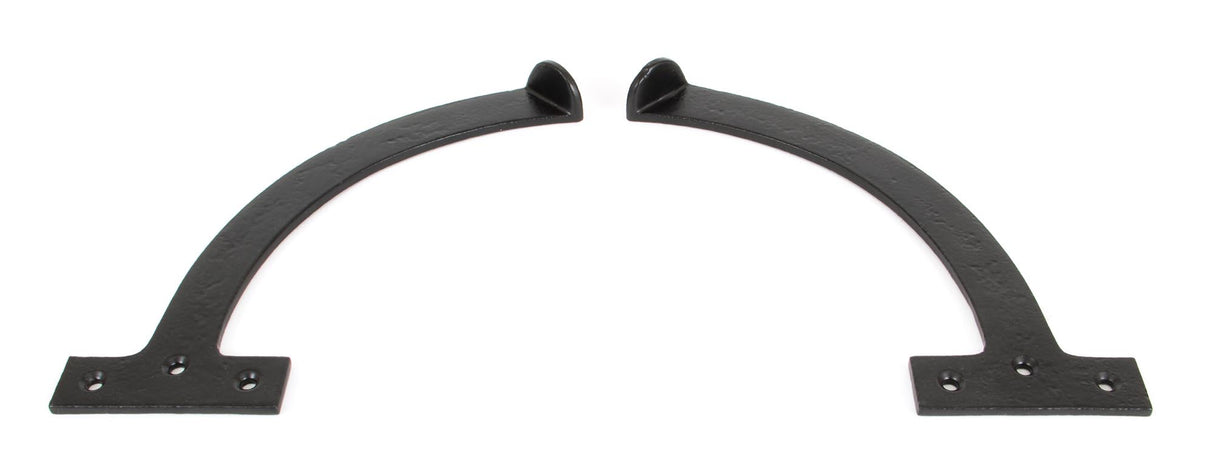 From The Anvil - Black 8.5" Quadrant Stay (Pair) | Sku. 83854 | Trade Door Handles.