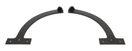 From The Anvil - Black 8.5" Quadrant Stay (Pair) | Sku. 83854 | Trade Door Handles.