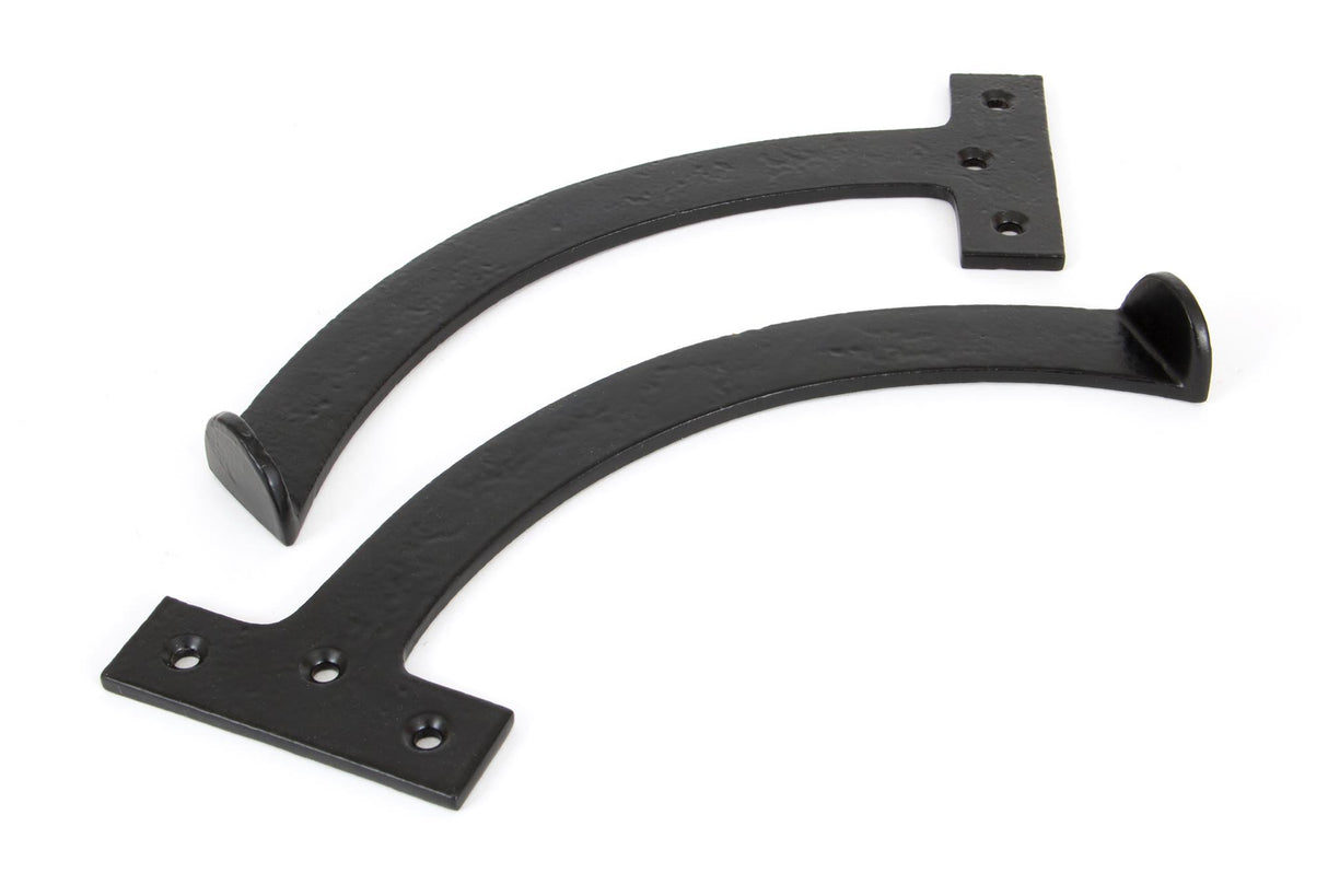 From The Anvil - Black 8.5" Quadrant Stay (Pair) | Sku. 83854 | Trade Door Handles.