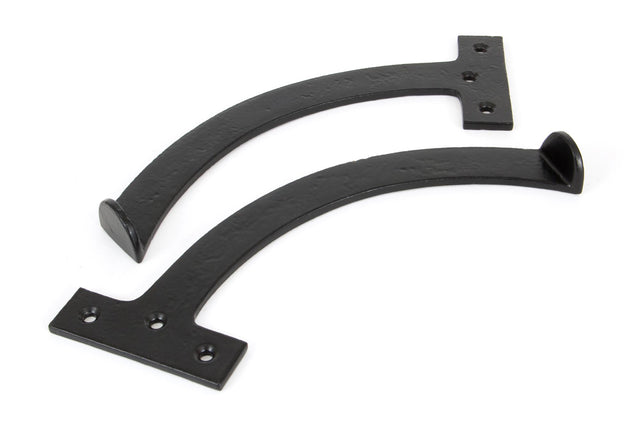 From The Anvil - Black 8.5" Quadrant Stay (Pair) | Sku. 83854 | Trade Door Handles.