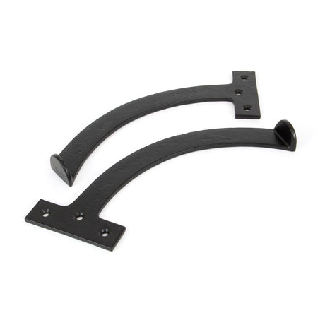 From The Anvil - Black 8.5" Quadrant Stay (Pair) | Sku. 83854 | Trade Door Handles.