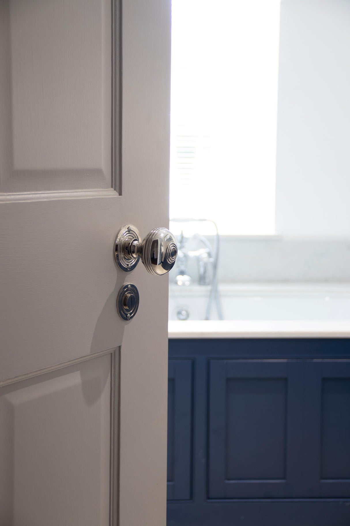 From The Anvil - Polished Nickel 63mm Prestbury Mortice/Rim Knob Set | Sku. 83856 | Trade Door Handles.