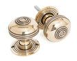 From The Anvil - Aged Brass 63mm Prestbury Mortice/Rim Knob Set | Sku. 83858 | Trade Door Handles.