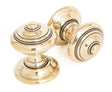 From The Anvil - Aged Brass Elmore Concealed Mortice Knob Set | Sku. 83864 | Trade Door Handles.