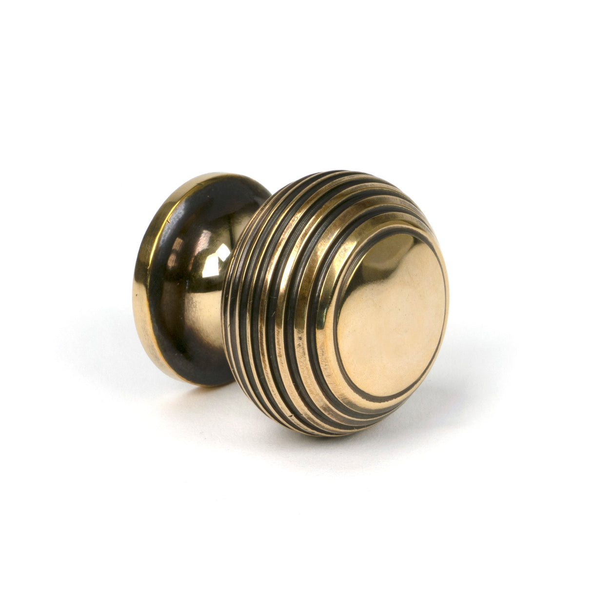 From The Anvil - Aged Brass Beehive Cabinet Knob 30mm | Sku. 83865 | Trade Door Handles.