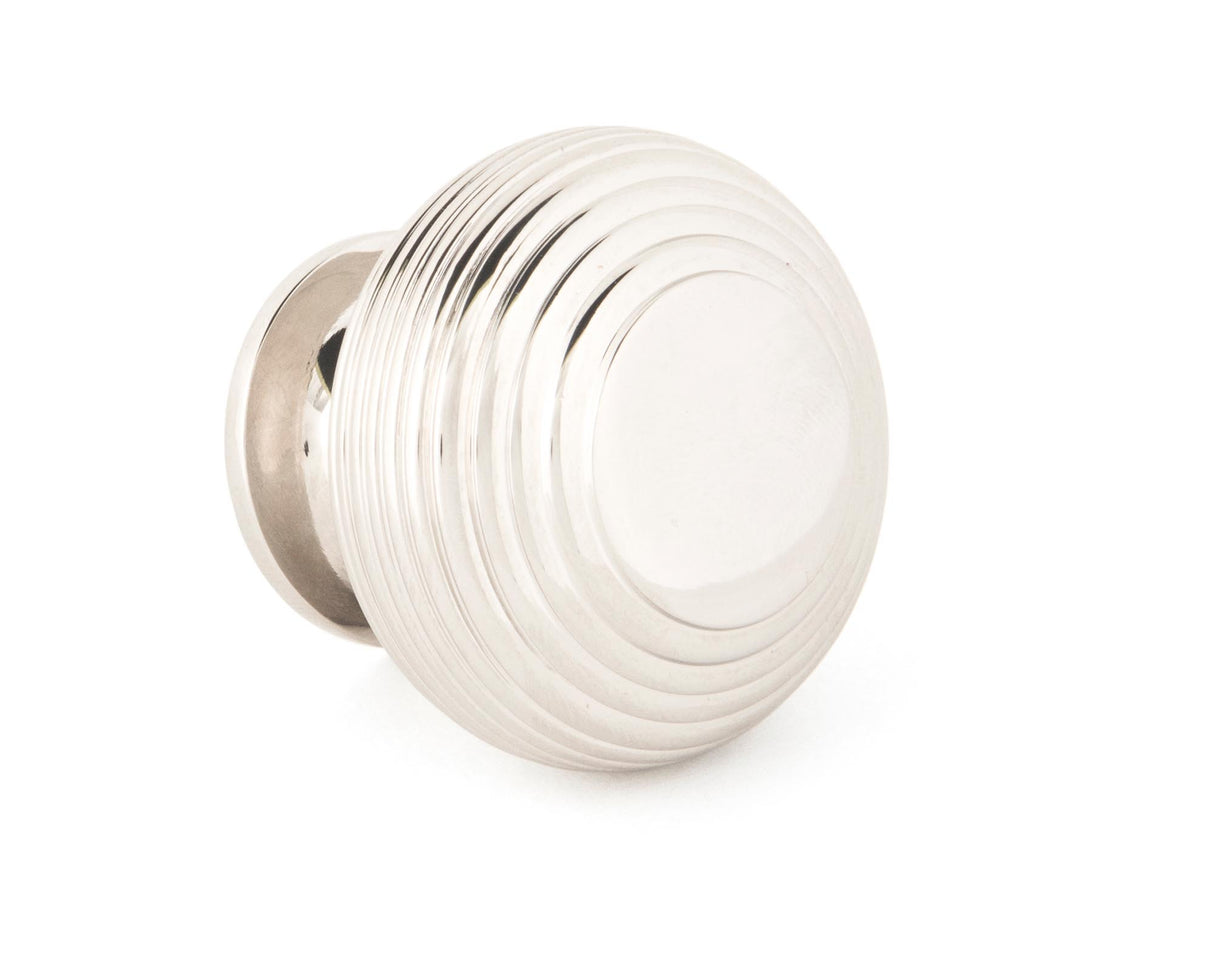From The Anvil - Polished Nickel Beehive Cabinet Knob 40mm | Sku. 83868 | Trade Door Handles.