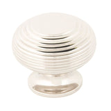 From The Anvil - Polished Nickel Beehive Cabinet Knob 40mm | Sku. 83868 | Trade Door Handles.