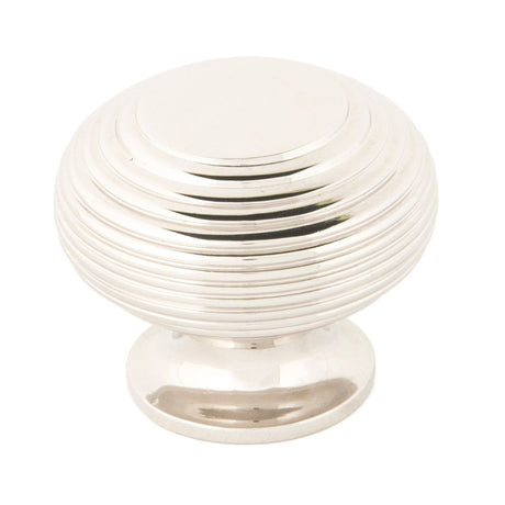 From The Anvil - Polished Nickel Beehive Cabinet Knob 40mm | Sku. 83868 | Trade Door Handles.