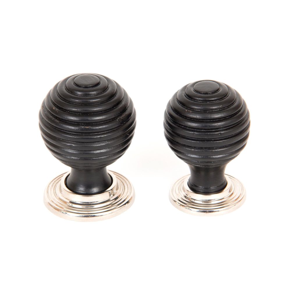 From The Anvil - Ebony and PN Beehive Cabinet Knob 35mm | Sku. 83869 | Trade Door Handles.