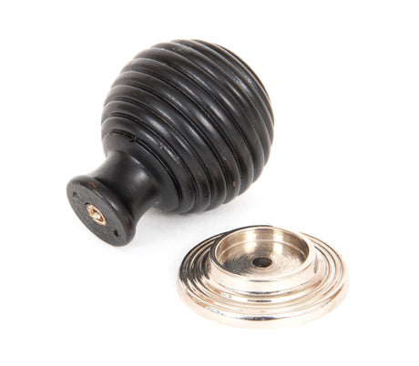 From The Anvil - Ebony and PN Beehive Cabinet Knob 38mm | Sku. 83870 | Trade Door Handles.