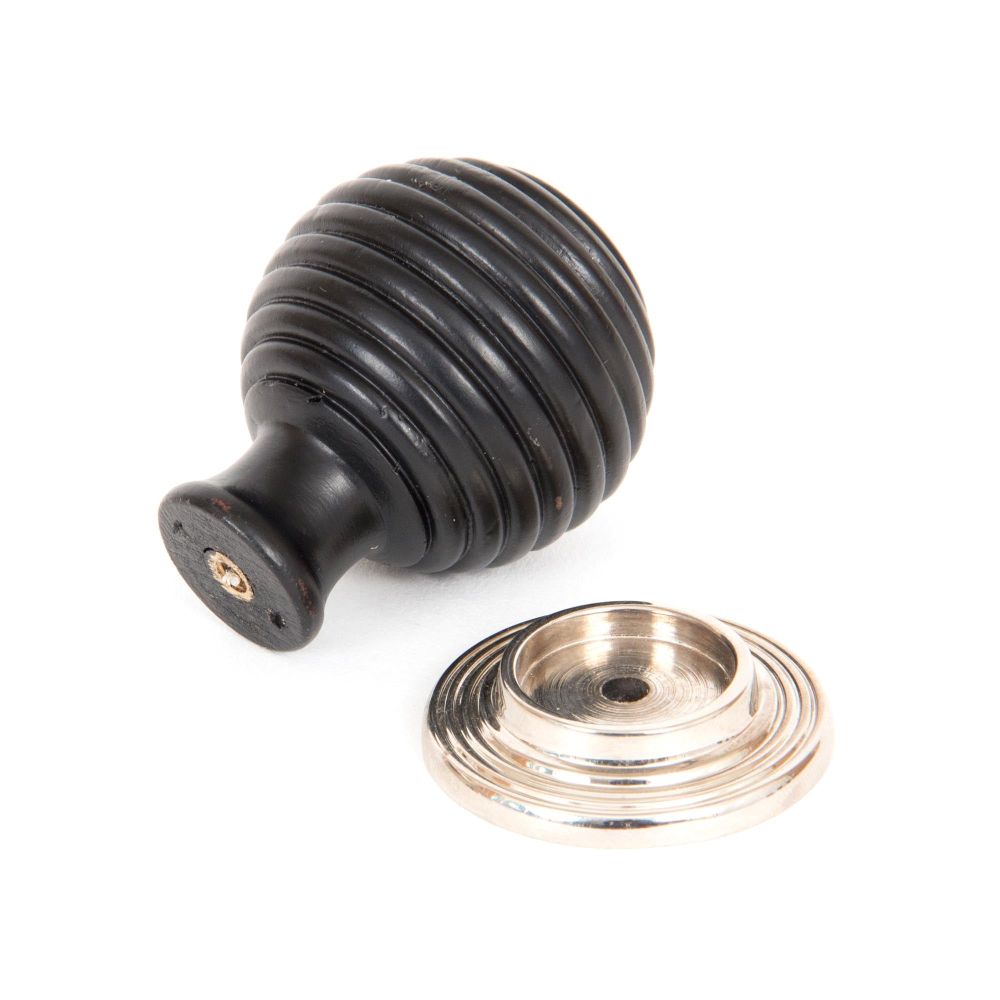 From The Anvil - Ebony and PN Beehive Cabinet Knob 38mm | Sku. 83870 | Trade Door Handles.