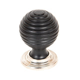 From The Anvil - Ebony and PN Beehive Cabinet Knob 38mm | Sku. 83870 | Trade Door Handles.