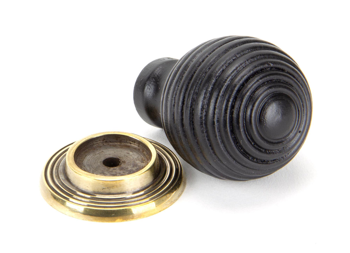 From The Anvil - Ebony and AB Beehive Cabinet Knob 38mm | Sku. 83872 | Trade Door Handles.