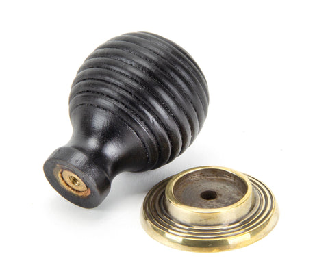 From The Anvil - Ebony and AB Beehive Cabinet Knob 38mm | Sku. 83872 | Trade Door Handles.