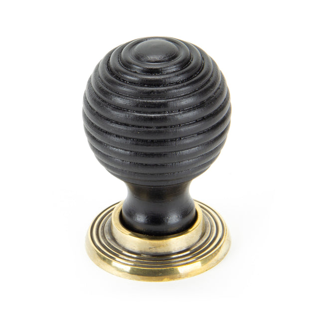 From The Anvil - Ebony and AB Beehive Cabinet Knob 38mm | Sku. 83872 | Trade Door Handles.