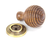 From The Anvil - Rosewood and AB Beehive Cabinet Knob 35mm | Sku. 83875 | Trade Door Handles.