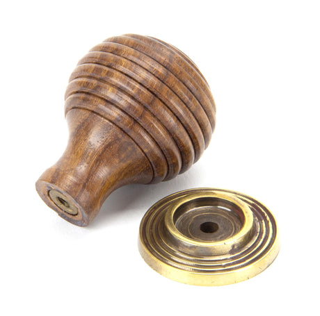 From The Anvil - Rosewood and AB Beehive Cabinet Knob 35mm | Sku. 83875 | Trade Door Handles.