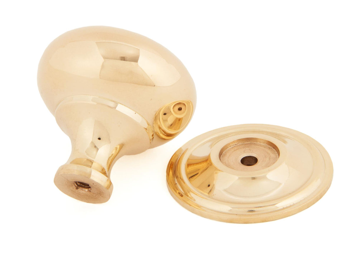 From The Anvil - Polished Brass Mushroom Cabinet Knob 38mm | Sku. 83877 | Trade Door Handles.