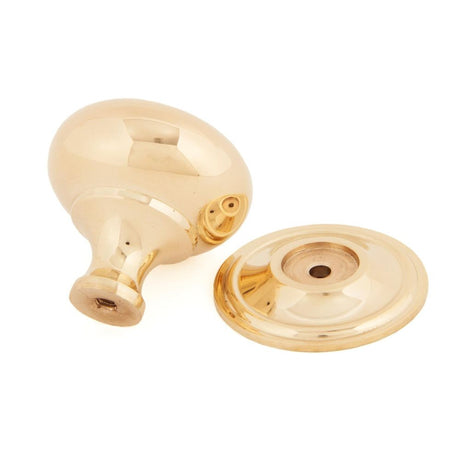 From The Anvil - Polished Brass Mushroom Cabinet Knob 38mm | Sku. 83877 | Trade Door Handles.