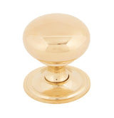From The Anvil - Polished Brass Mushroom Cabinet Knob 38mm | Sku. 83877 | Trade Door Handles.
